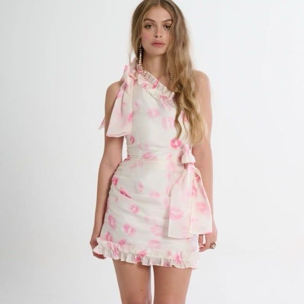 Selkie The Kiss On The Lips Carrie Dress Mini Size XL NWT 100% silk